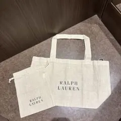 【新品非売品】Ralph Lauren エコバッグとポーチ　ポロラルフローレン