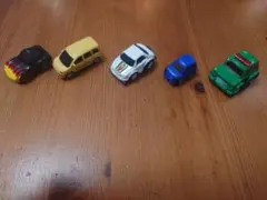 ミニカー 5台セット カラー多様