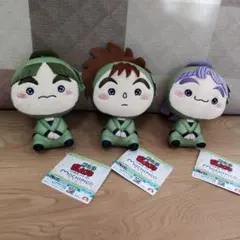 忍たま乱太郎 もちぴこぬいぐるみ 3点セット