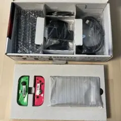 【純正・付属品セット】Nintendo Switch本体 グリーン・ピンク