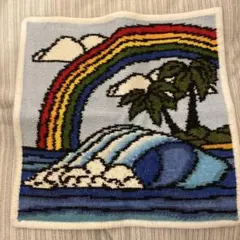 FEILER タオルハンカチ 虹と波のデザイン