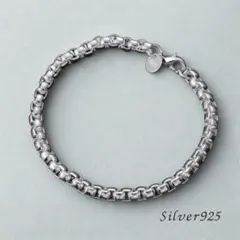 シルバー925 ブレスレッド ウェーブ シルバーブレス ベネチアン ティファニー