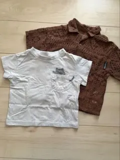 Tシャツとシャツの2点セット