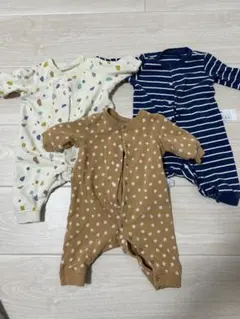 UNIQLOロンパース3点セット 60cm