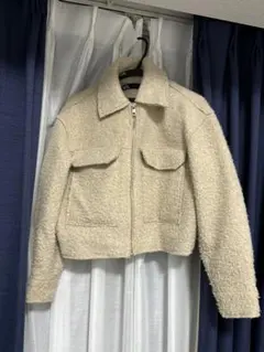 ボアブルゾン レディース