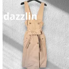 【ダズリン　dazzlin】2way トレンチジャンスカ　ベージュ　M 美品