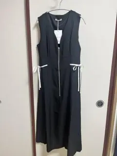 【新品】大人フェミニンリネンライクロングジャンスカ(ロング丈)