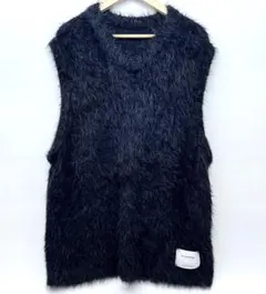 THE INOUE BROTHERS Suri Alpaca Vest ブラック THE INOUE BROTHERS Suri Alpaca Vest ブラック - メルカリ