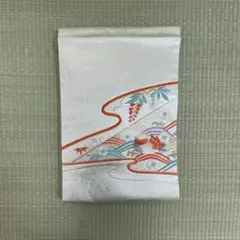 名古屋帯 帯 正絹 刺繍 鳥文様 古典柄 フォーマル向け 0210-1-A4