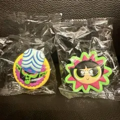 【新品未使用】パワーパフガールズ ガチャガチャ ライトクリップ 2個セット