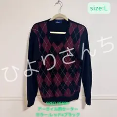 アーガイルニット