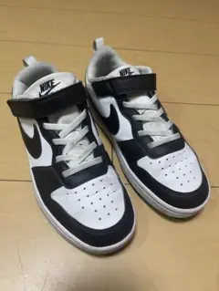 Nike 22cm コートボロー ダンク パンダ ホワイト/ブラック　スニーカー