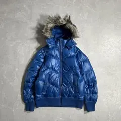 00s OLD UNIQLO 2way ファーダウンジャケット Y2K ベスト