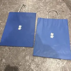 【2枚セット】familiar 紙袋　ショッパー　ファミリア　未使用と中古