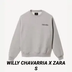 WILLY CHAVARRIA X ZARA クルーネック刺繍スウェットシャツのサムネイル
