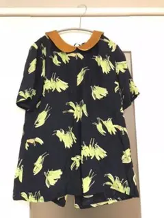 ユナイテッドアローズ　セレクト　シルク襟付きブラウス