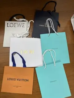 人気高級ハイブランド ショップ袋セット　ショッパーまとめ売り　美品