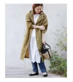 JOURNAL STANDARD relume ナイロンフードロングコートのサムネイル