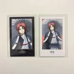 銀魂　椿の花　ブシロード　ポップアップ　神威 トレーディングフォト風カード　2種