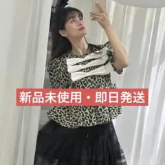 正規品】Bibiy. EFFIE PEPURAMU LEOPARD TOP - メルカリ
