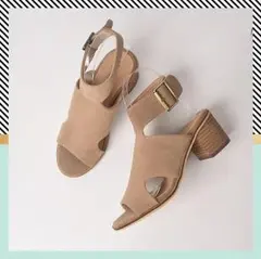 19SS◈アンクルベルト チャンキーヒール サンダル 新作 海外 オシャレ BG