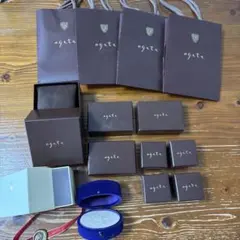 agete空箱9個&指輪ケース1個&紙袋4枚★まとめ売り
