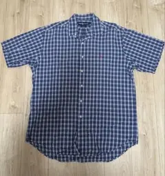 90s Ralph Lauren BLAIRE シアサッカー 半袖シャツ
