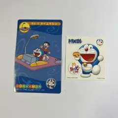 ドラえもん タイムマシンシールとハッピーセットのシールセット