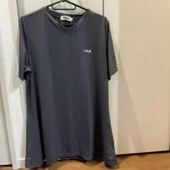 フィラ FILA AラインTシャツ チャコールグレー