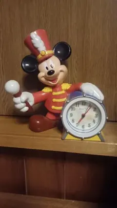 レトロ！ミッキーマウスおしゃべり目覚まし時計