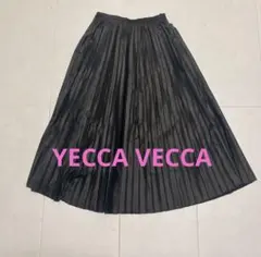 YECCA VECCA ロングスカート フリーサイズ ブラック 黒