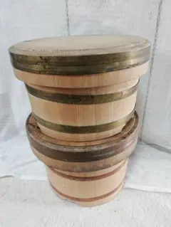 未使用】風呂椅子 桶セット木曽さわら 木製 happy wood | Mercari