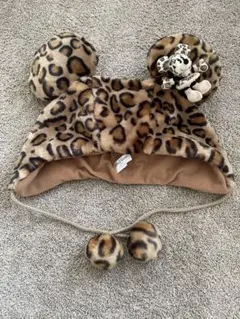 ミニーヒョウ柄 ファンキャップ　帽子