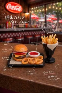 ミニチュア ハンバーガーセット ドールハウス
