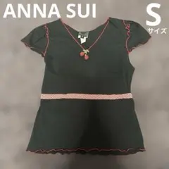 ANNA SUI さくらんぼリボンカットソー　Sサイズのサムネイル