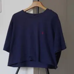 Polo by Ralph Lauren ショート丈　Tシャツ　L ネイビー