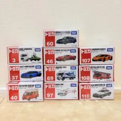 【新品】トミカ 10台まとめ売り パトカー 消防車 スポーツカー はたらく車