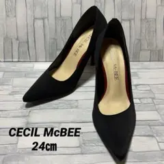 ✨美品✨ セシルマクビー パンプス 24.0 ポインテッドトゥのサムネイル