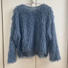 NIKO AND... 青いフリース長袖トップスのサムネイル