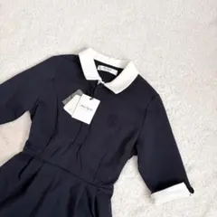 【新品未使用】herlipto Polo Tuck Flared Dress S