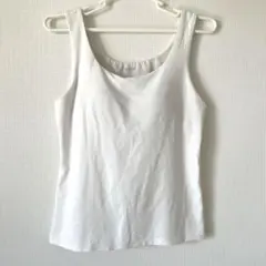 ユニクロ エアリズム 白 ホワイト ブラタンクトップ