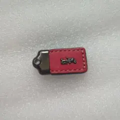 【正規品】COACH キーホルダー レッド ブラック
