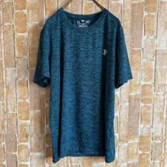 UNDER ARMOUR アンダーアーマー Tシャツ 半袖 総柄 M ブルー