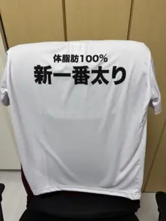 おもしろTシャツ　白　黒文字　Mサイズ
