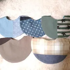 ベビースタイ よだれかけ 5枚セット ハンドメイド 018
