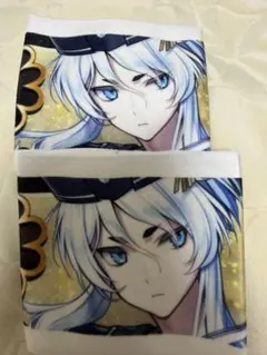 刀剣乱舞　フリューくじ　編成ミニタオル　白山吉光　２点セット