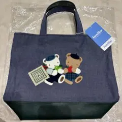 m*a様 【新品】ファミリア♡紀ノ国屋♡コラボ♡デニムバッグ