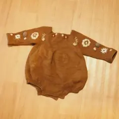 shirleybredal ニットロンパース　18-24M