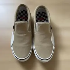 Slyde スリッポン ベージュ キャンバス