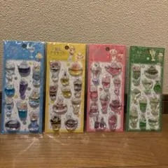 【正規品】BGM 喫茶アラモード ウォーターシール オンライン完売4種セット